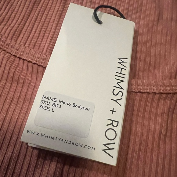 Whimsy + Row Maria Bodysuit in Blush NWT - Picture 8 of 10